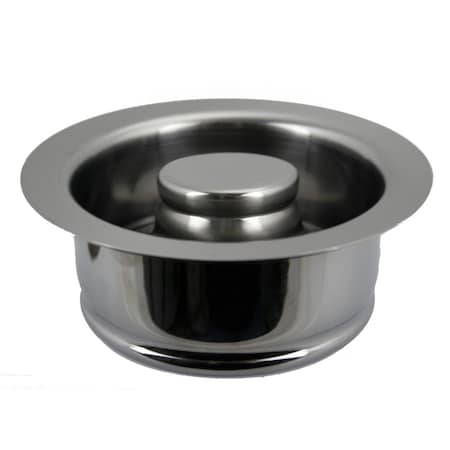 Westbrass InSinkErator Style Disposal Flange and Stopper in Satin Nickel D2089-07